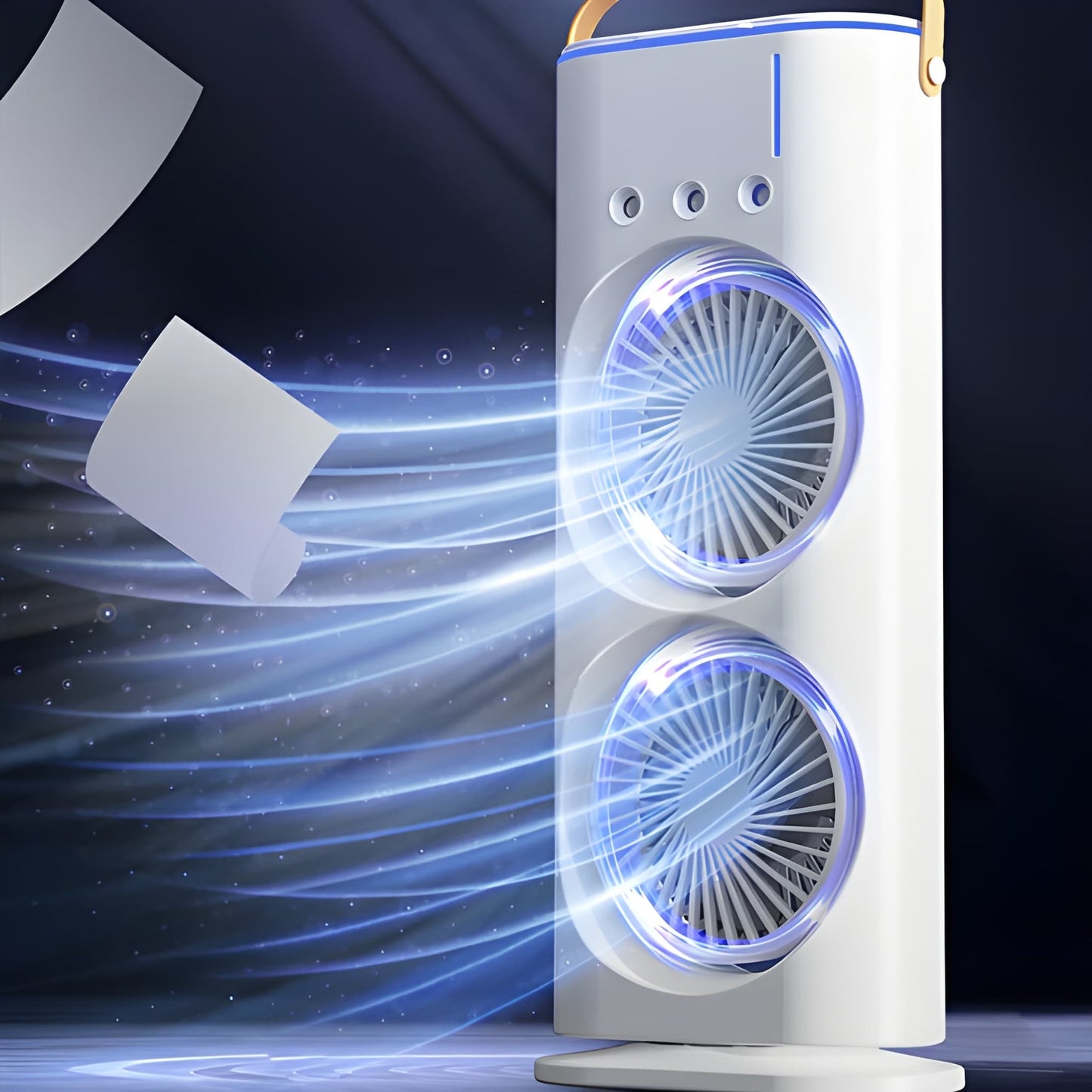 BreezeFlow™ – Ventilateur Humidificateur RGB.